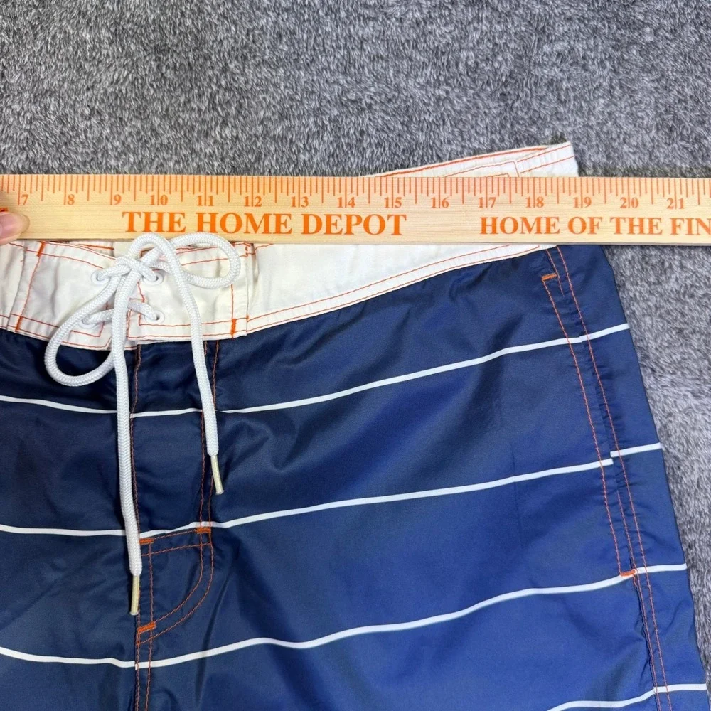 Chicago Bears‎ NFL Mens Board Shorts Blue Gradient Striped Swim Trunks XL